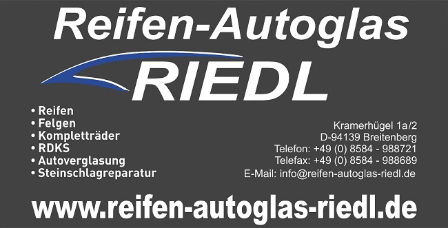 Reparatur Windschutzscheibe Autoglas RIEDL in 94139 Breitenberg heute noch informieren